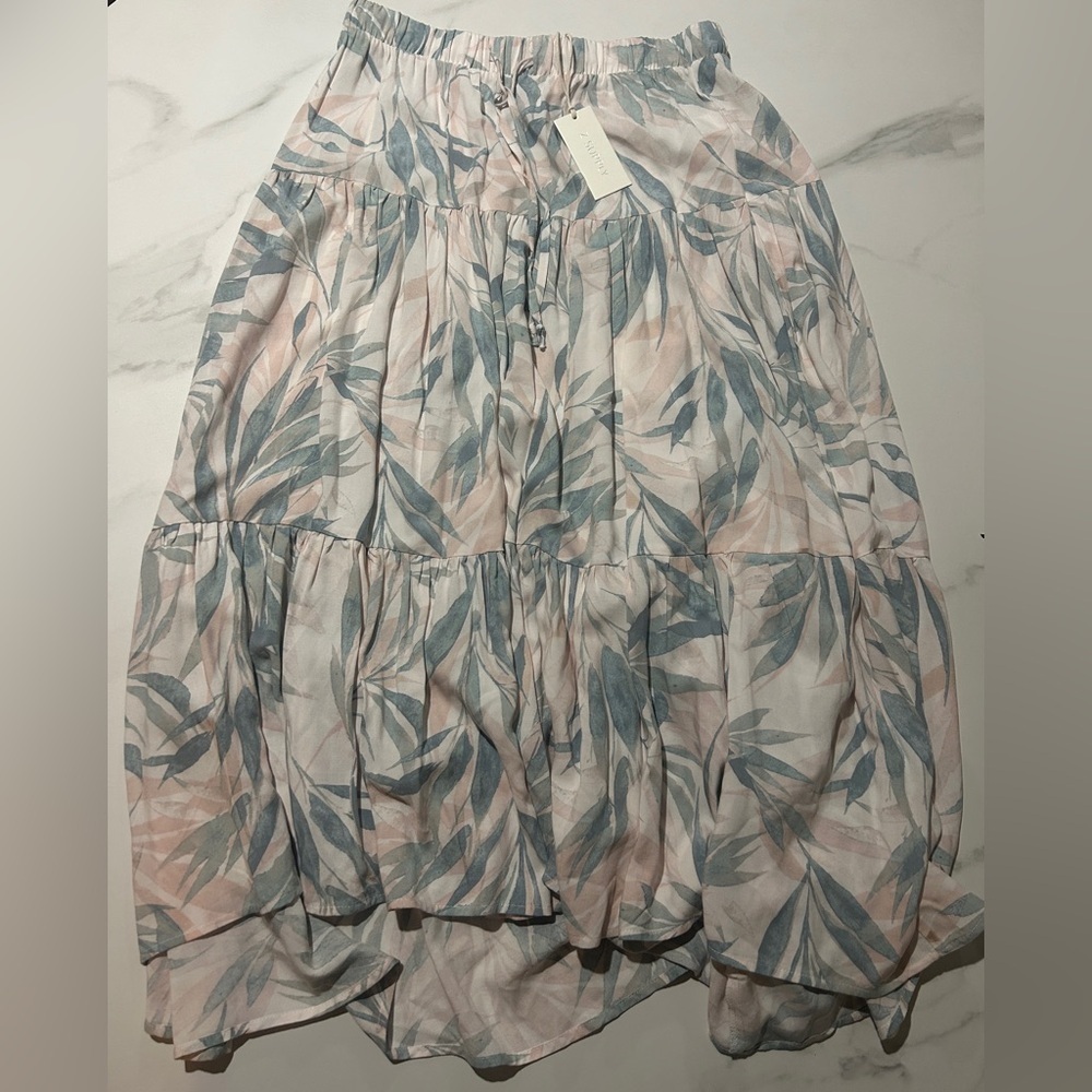 Z Supply floral Print Maxi Skirt